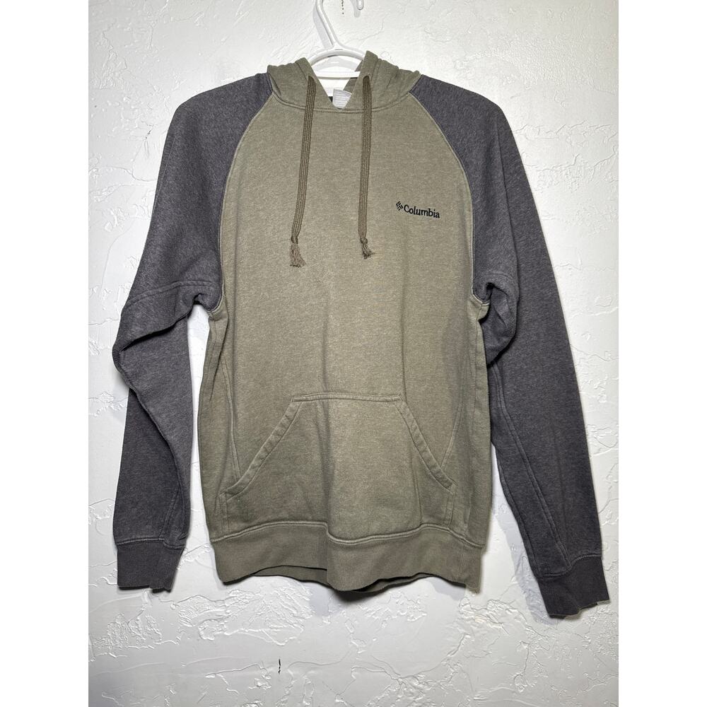 Columbia Men's Two-Tone Hoodie - Olive and Gray